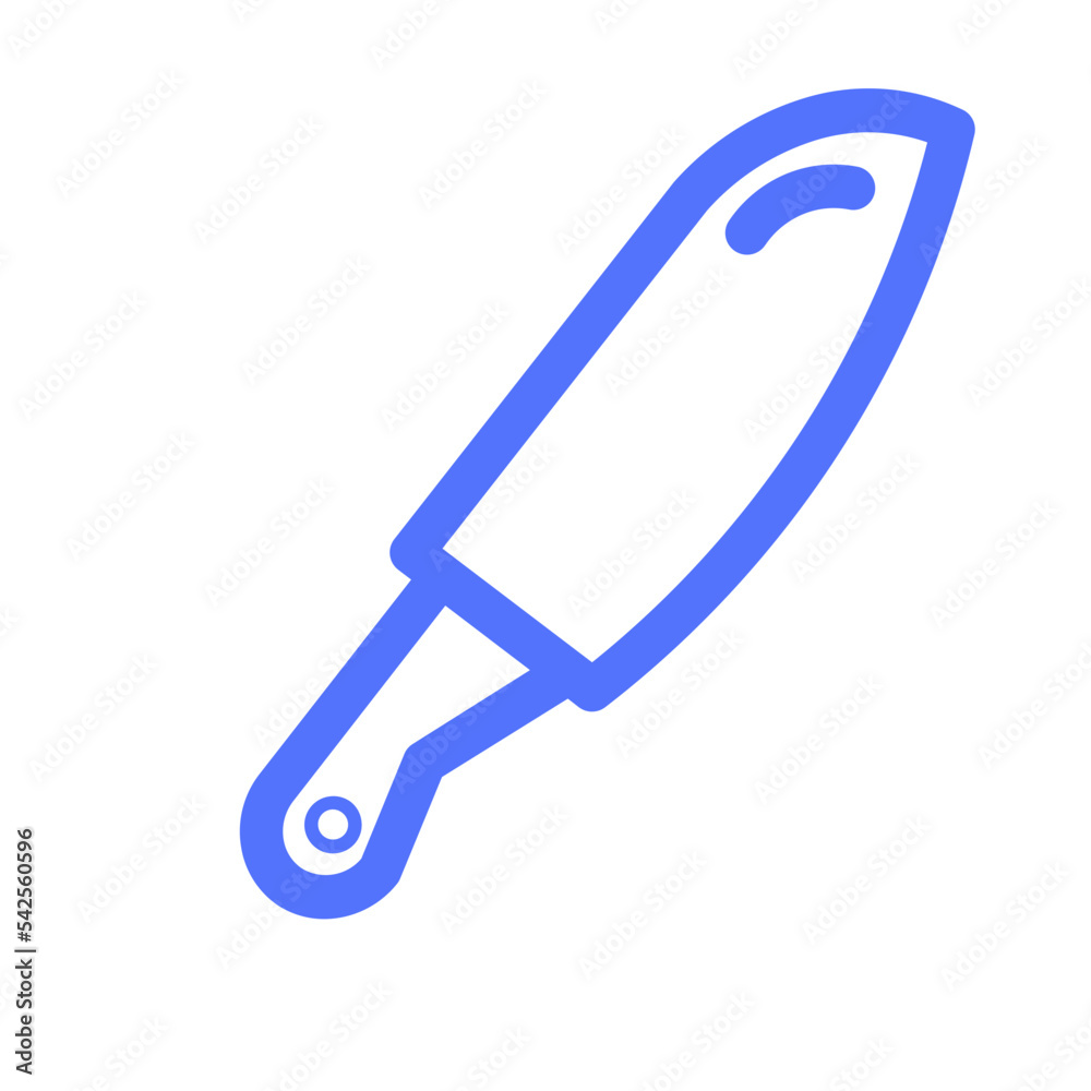 kitchen knife utensil line icon kitchen knife utensil line icon