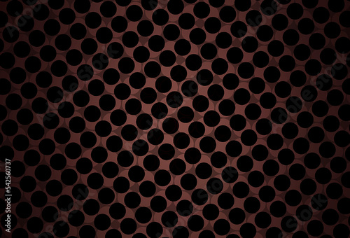 Dark Pink, Red vector texture with disks.