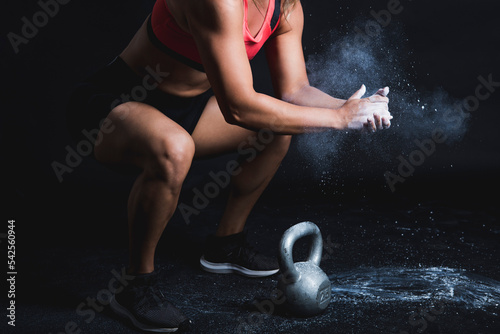 woman in the gym