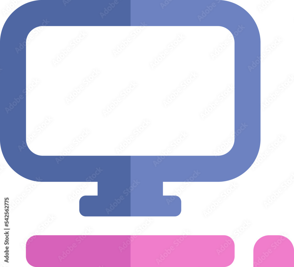 Banking computer, icon, vector on white background. Banking computer, icon, vector on white background.