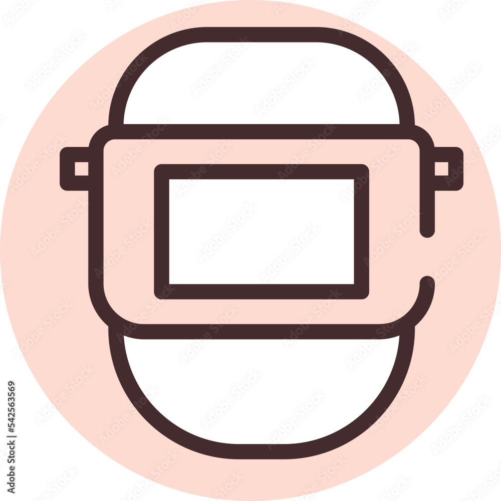 Construction helmet; icon; vector on white background. Construction helmet; icon; vector on white background.