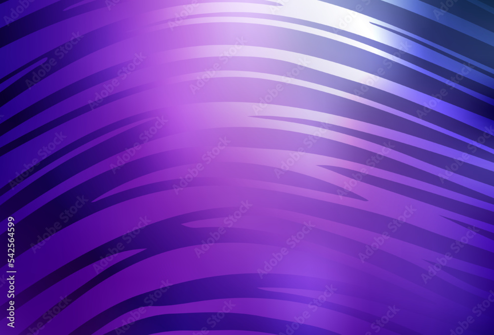 Light Purple, Pink vector layout with curved lines.