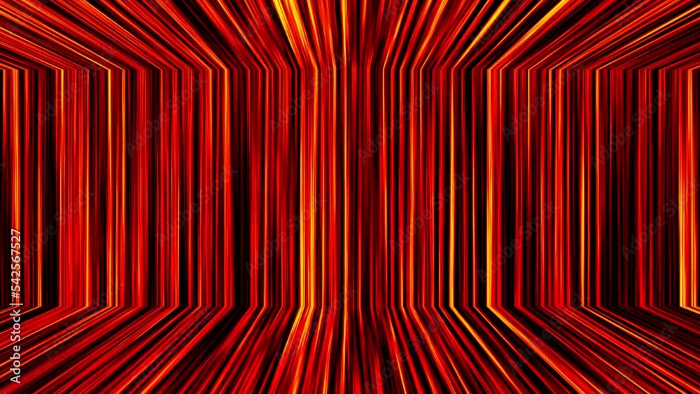 abstract colorful background with bright neon rays and glowing lines red black loop background The speed of light. Seamless loop animation