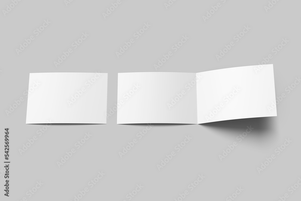 A5 landscape bifold brochure mockup blank A5 landscape bifold brochure mockup blank