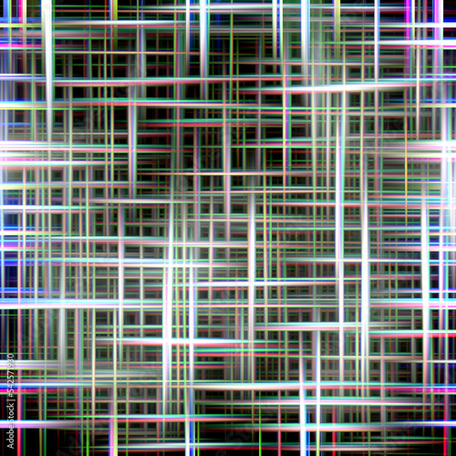 White dark lights, abstract background with squares