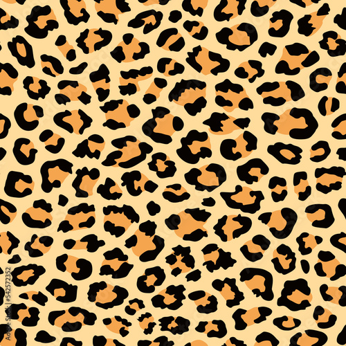 animal print. leopard spots seamless pattern. animal pattern. leopard print. good for fabric, fashion, summer dress, coat, fur, wallpaper, background.