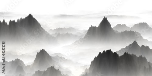landscape with fog © feng