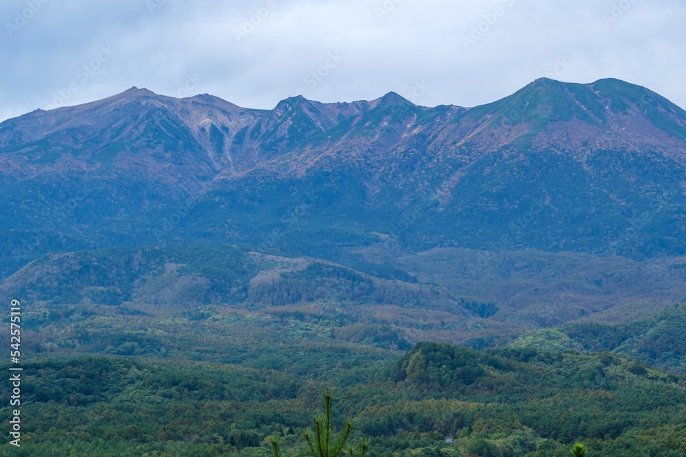 御嶽山の稜線