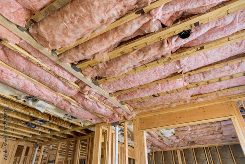 Insulation that is provided by mineral fiber glass wool between beams that form wall will be thermally and acoustically efficient