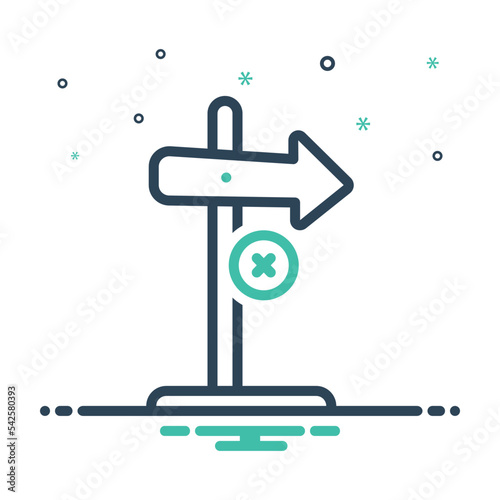 Mix icon for nowhere