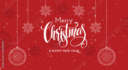 Christmas and new year Typographical on Xmas background. Christmas vector illustration. PS 10.
