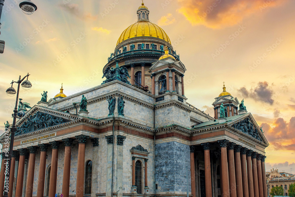 St. Isaac's Cathedral. The largest Orthodox church in St. Petersburg.St. Petersburg