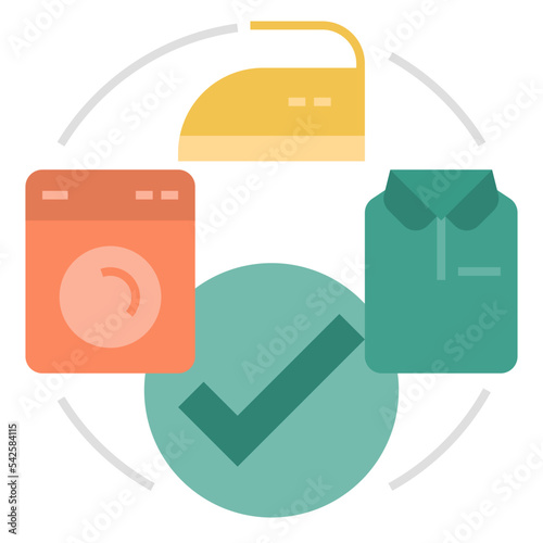 caring clothes icon