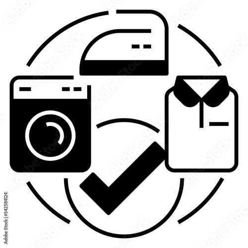 caring clothes icon