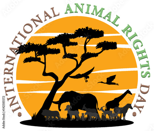 International Animal Rights Day banner design