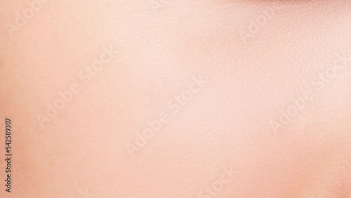 Molecule permeate skin whitening and moisturizing pink background concept of medical care 3D rendering