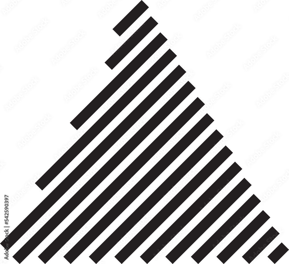 Abstract triangle mountain logo illustration in trendy and minimal style Abstract triangle mountain logo illustration in trendy and minimal style