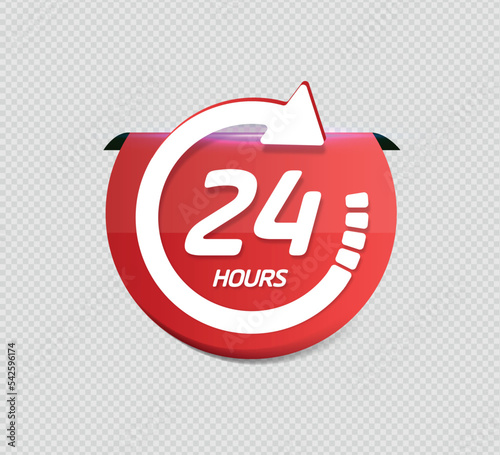 24 Hours Vector File EPS
