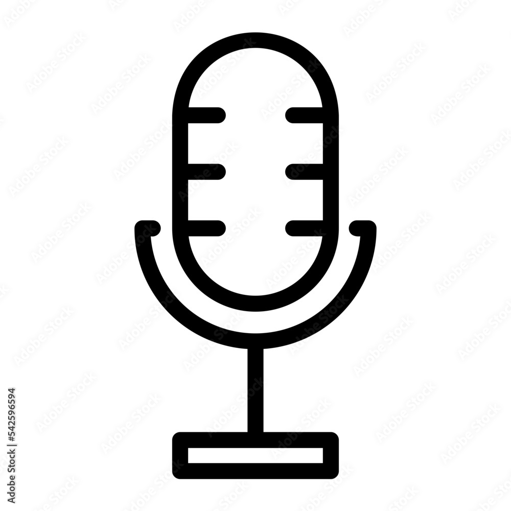 microphone line icon microphone line icon