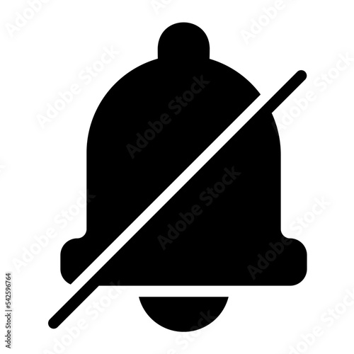 silent glyph icon