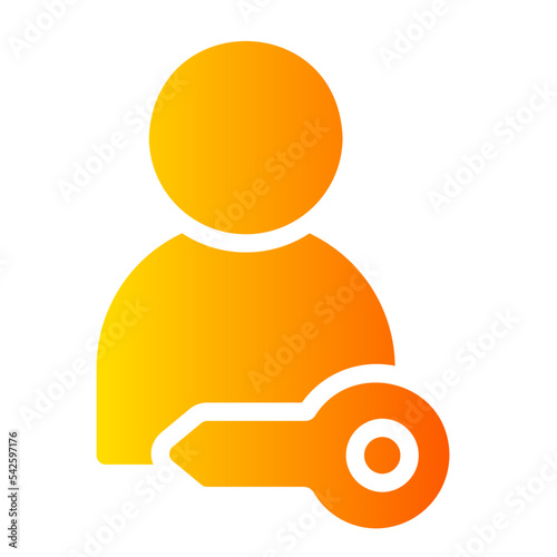 login gradient icon