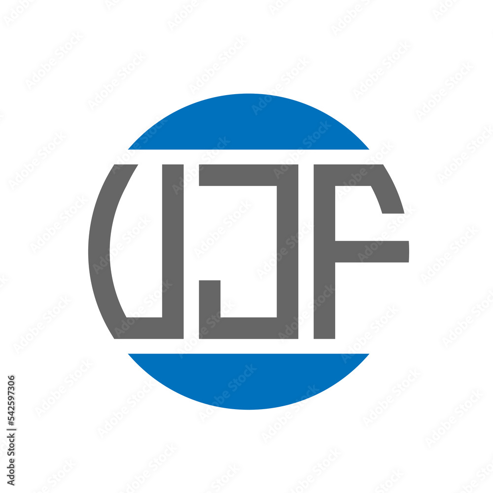 UJF letter logo design on white background. UJF creative initials circle logo concept. UJF letter design. UJF letter logo design on white background. UJF creative initials circle logo concept. UJF letter design.