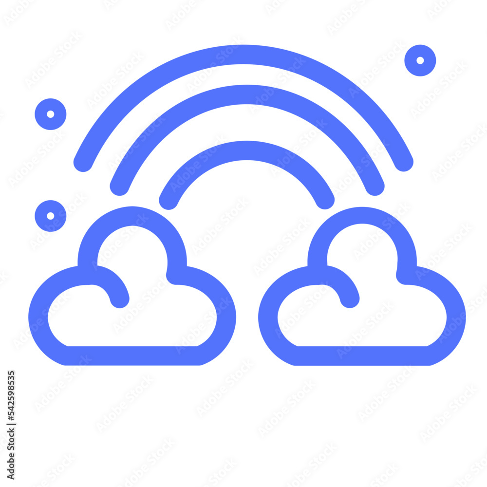 Fototapeta premium Rainbow Icon