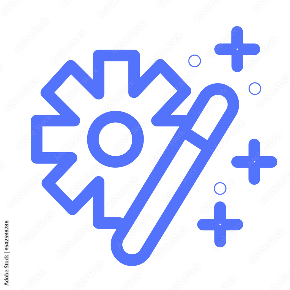 Settings Options Control Preferences Magic Wand Icon Settings Options Control Preferences Magic Wand Icon