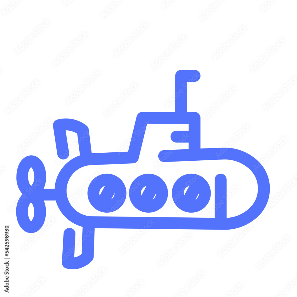 Submarine Ocean Icon