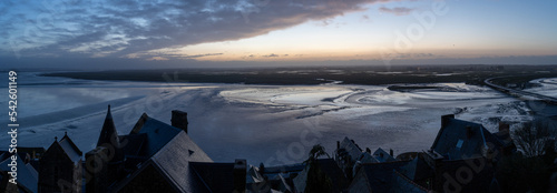 Obraz na płótnie Der Mont-Saint-Michel und seine Bucht