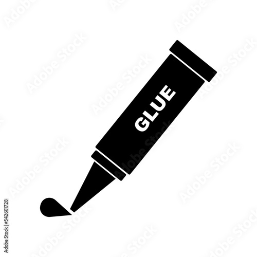 glue icon on white background	