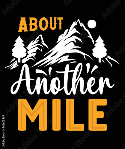 Summer and Hiking Type vectors and illustrations for t-shirts, mugs, posters, banners, 