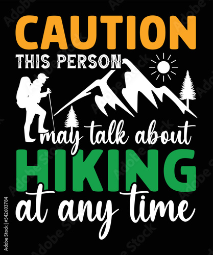 Summer and Hiking Type vectors and illustrations for t-shirts, mugs, posters, banners, 