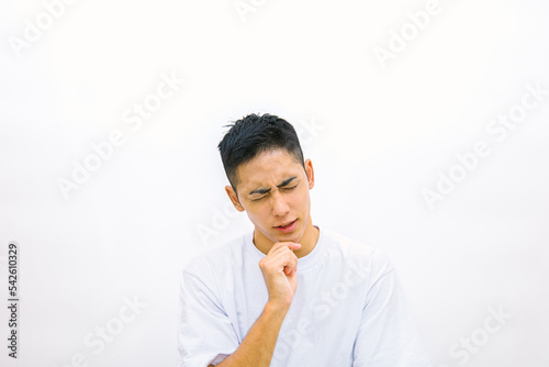 Canvastavla 考え込む男性