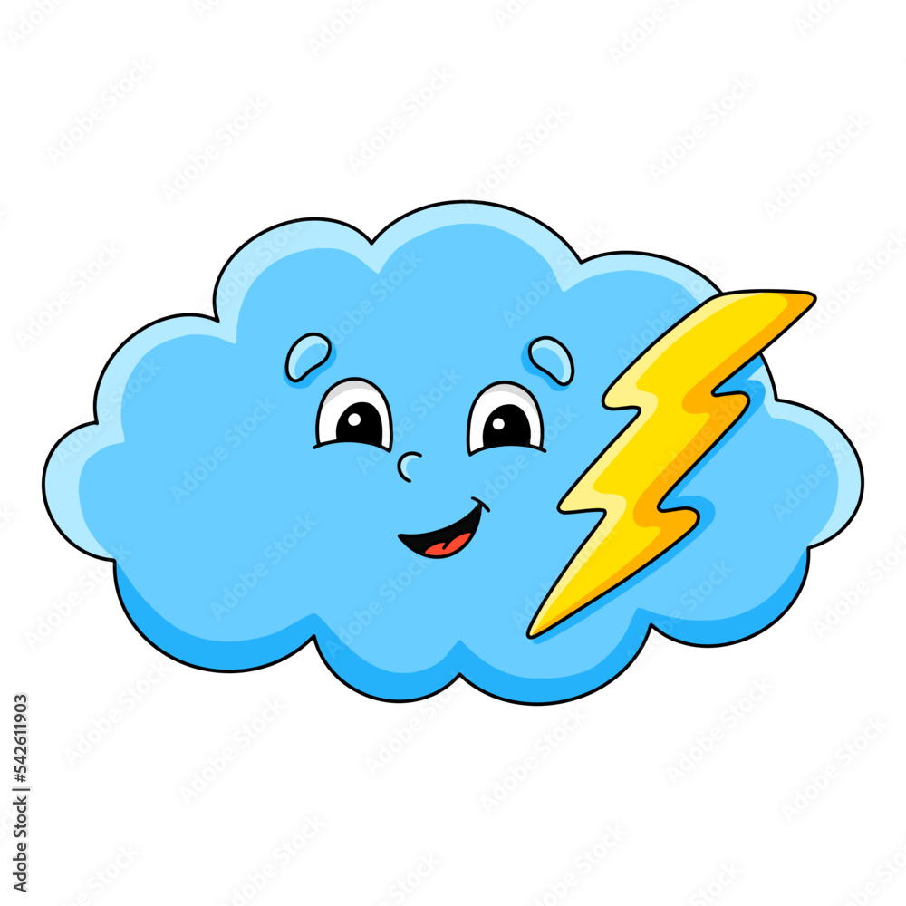 Cartoon character. Isolated on white background. Design element. Template for your design, books, stickers, cards. Vector illustration.