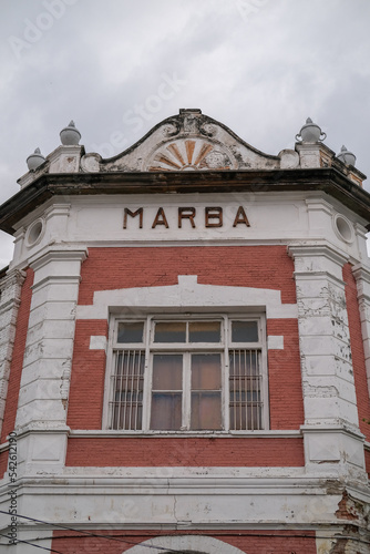 Marba Building is one of Indonesia's cultural heritages located in the Old City of Semarang. Kota Lama Semarang. photo