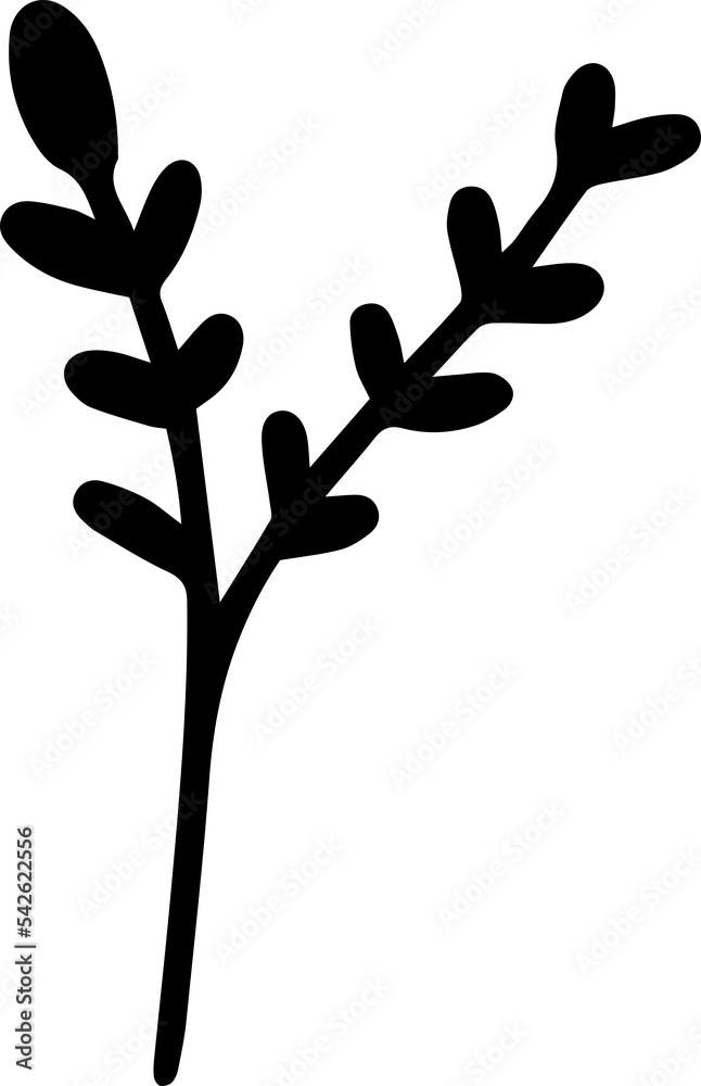 hand draw flower element hand draw flower element