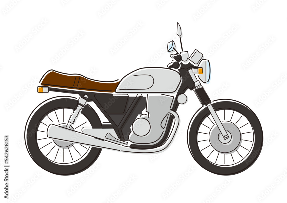 Fototapeta premium バイクのイラストレーション