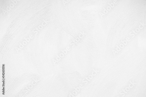 White Concrete Wall with Wave Plaster Texture Background.