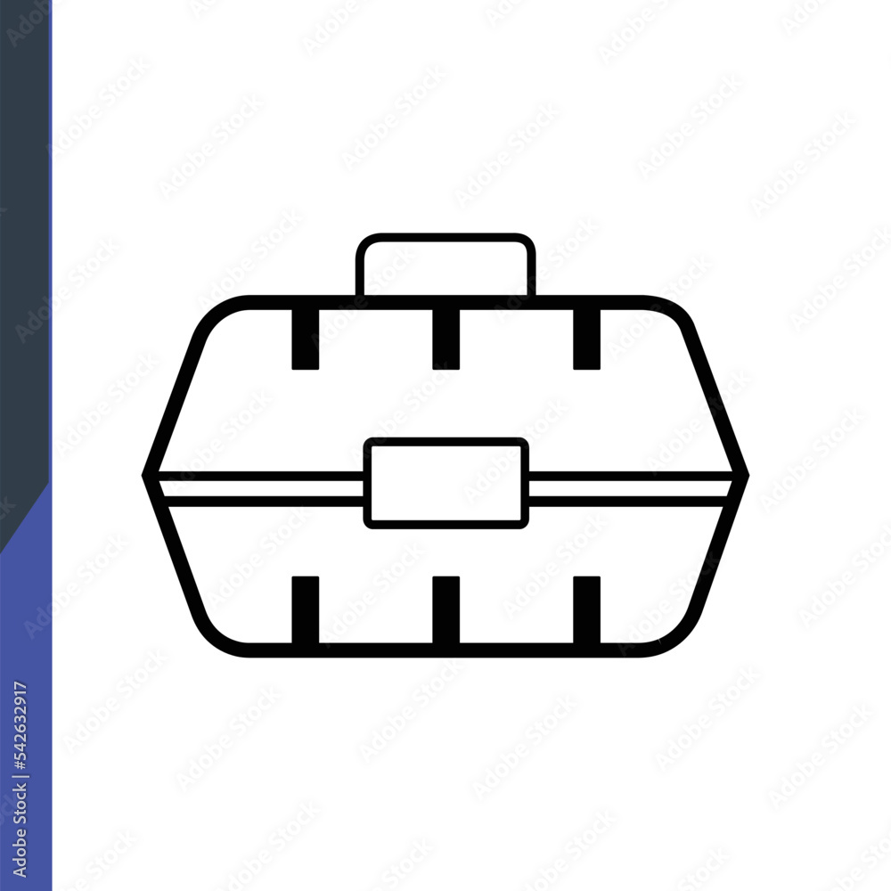 tool case, web icon, isolated icon on white background, construction, repair, construction tools tool case, web icon, isolated icon on white background, construction, repair, construction tools