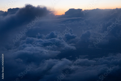 flying above the clouds, sunset, airplane, travel, 