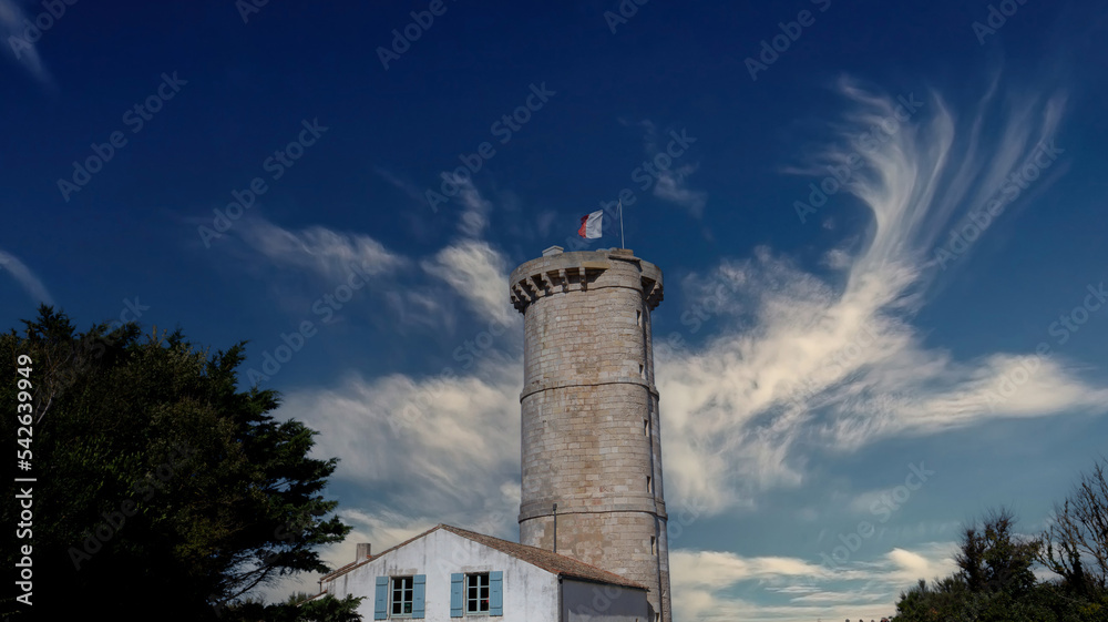 Phare des baleines, whale lighthouse,  ile de Re island, france