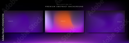 Fluid gradient background vector. Cute and minimal style posters with colorful, geometric shapes, stars and liquid color. Modern wallpaper design for social media, idol poster, banner, flyer.