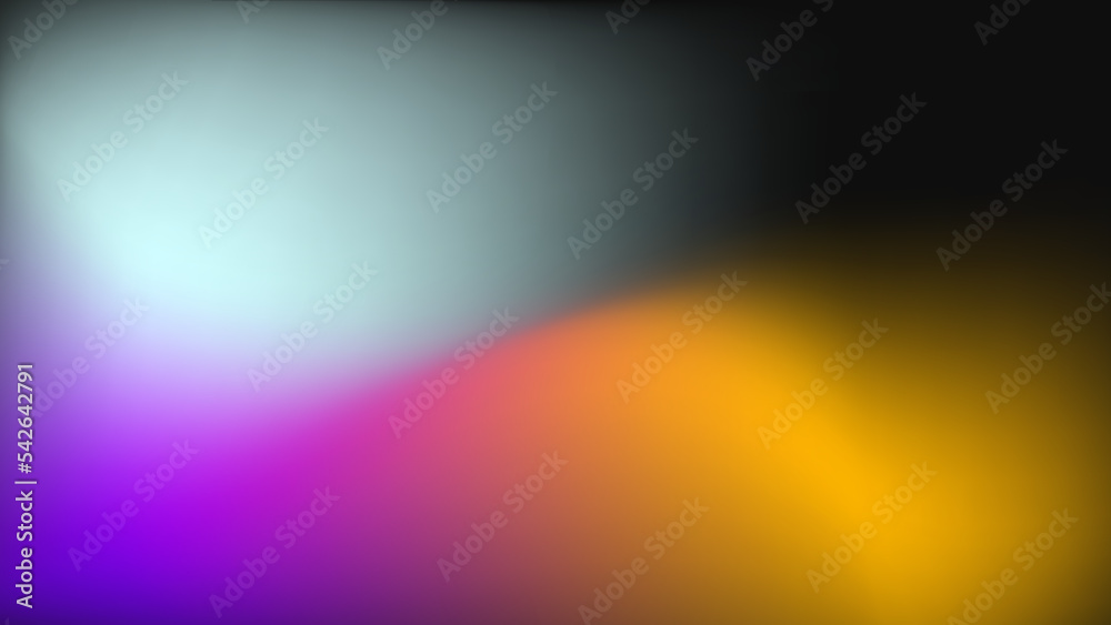 Abstract gradient fluid blur background with grainy texture and colorful rainbow gradient. Modern wallpaper design for social media, idol poster, banner, flyer.