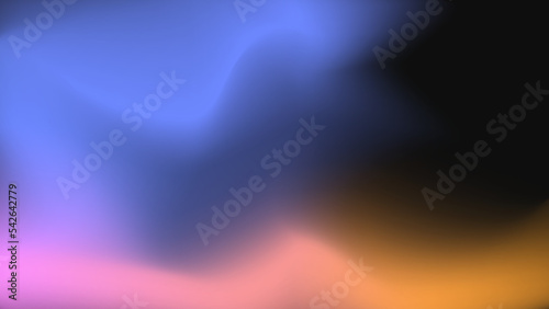 Abstract gradient fluid blur background with grainy texture and colorful rainbow gradient. Modern wallpaper design for social media, idol poster, banner, flyer.