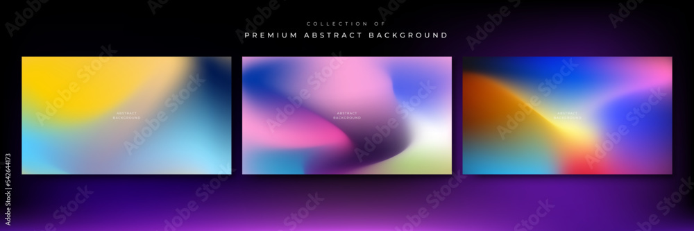 Colorful holographic gradient background design Colorful holographic gradient background design