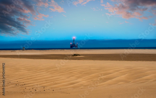 Plakat oil rigs
