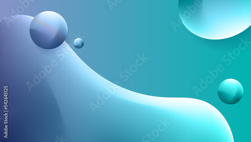 Abstract colorful fluid blur background with 3D render. Water surface. Blue abstract background. Vector illustration for design. Abstract 3D Background. Abstract pastel blurred grainy gradient texture