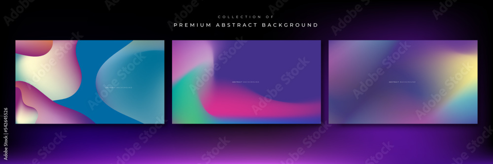 Abstract blurred gradient background with grainy texture vector. Abstract blurred gradient background with grainy texture vector.