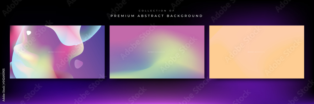 Abstract blurred gradient background with grainy texture vector.